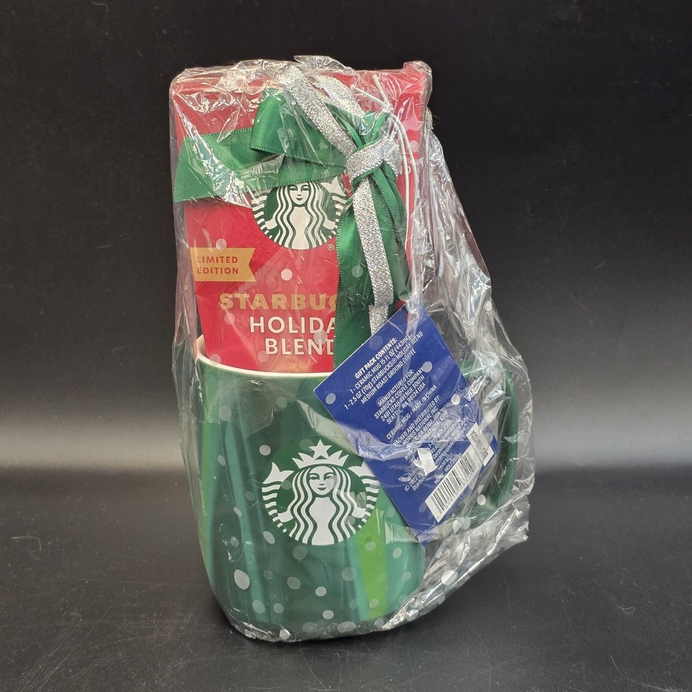 NEW Starbucks Coffee Mug With Coffee Gift Set
